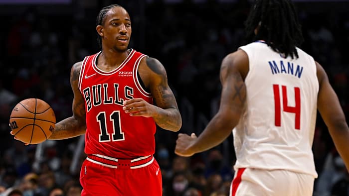 DeMar DeRozan of the Bulls